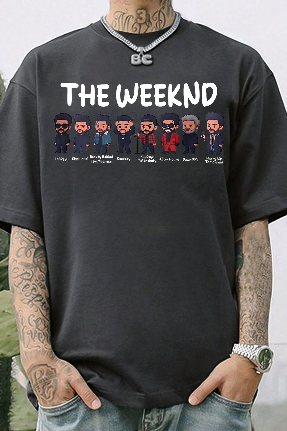 Rock The Weeknd tee and shine brighter