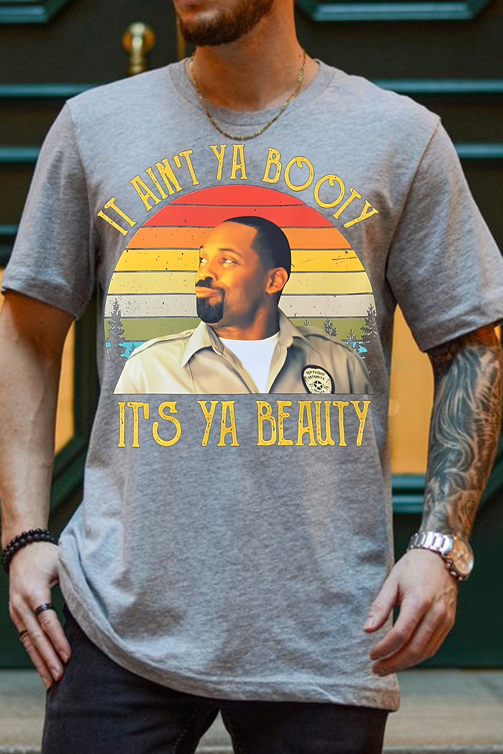 Day-Day It ain't Ya Booty It's Ya Beauty Vintage T-Shirt Friday1995 Movie T-Shirt