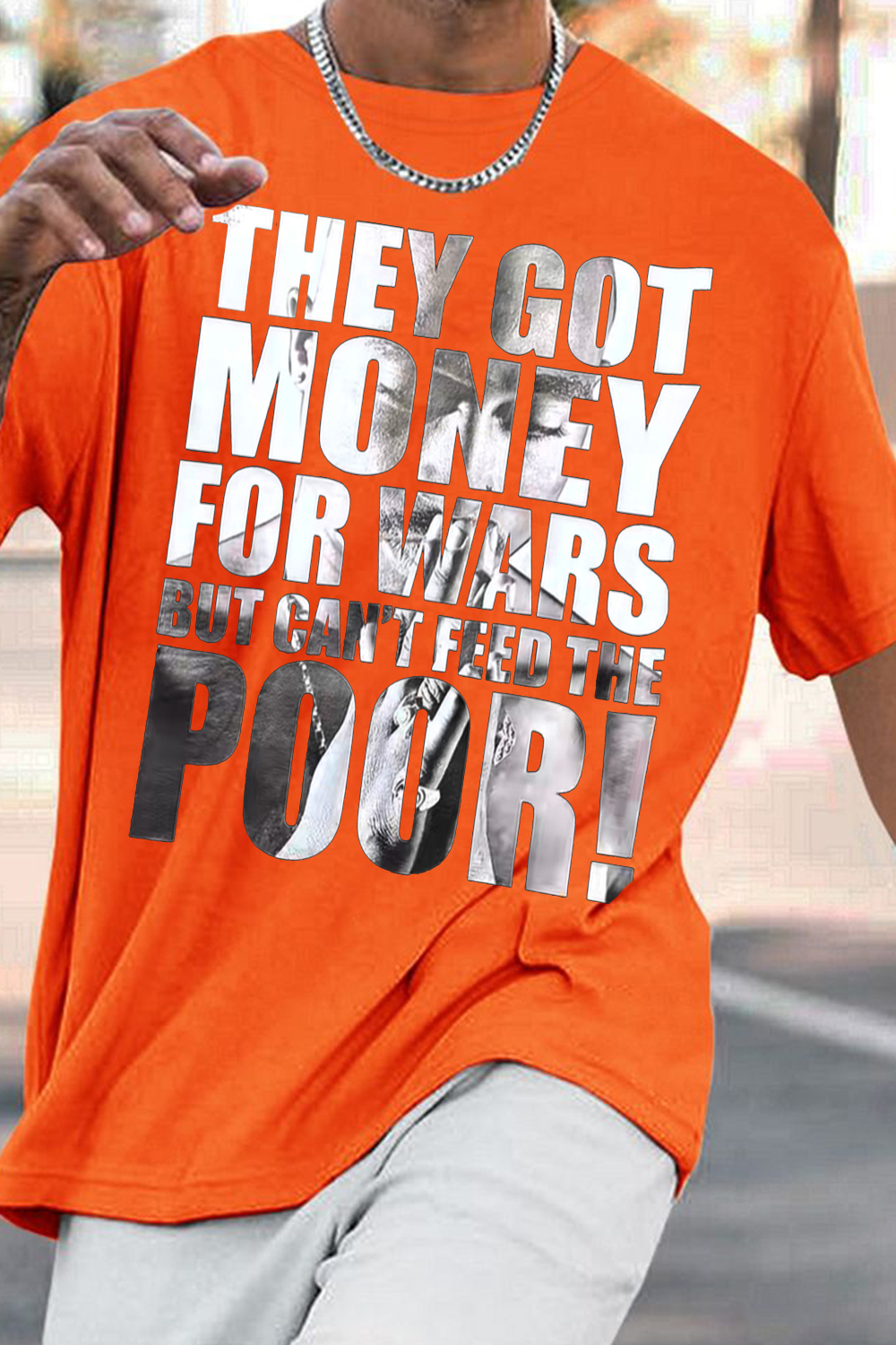 They got money for war but can’t feed the poor! TUPAC tee