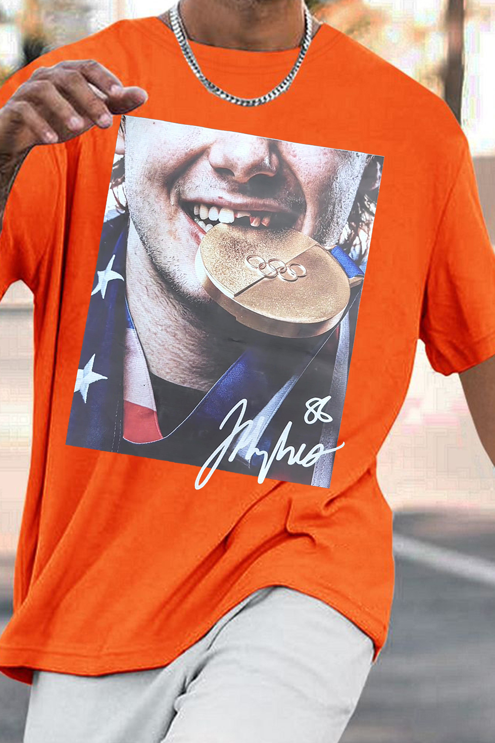 Jack Hughes Golden Gold Shirt For Men