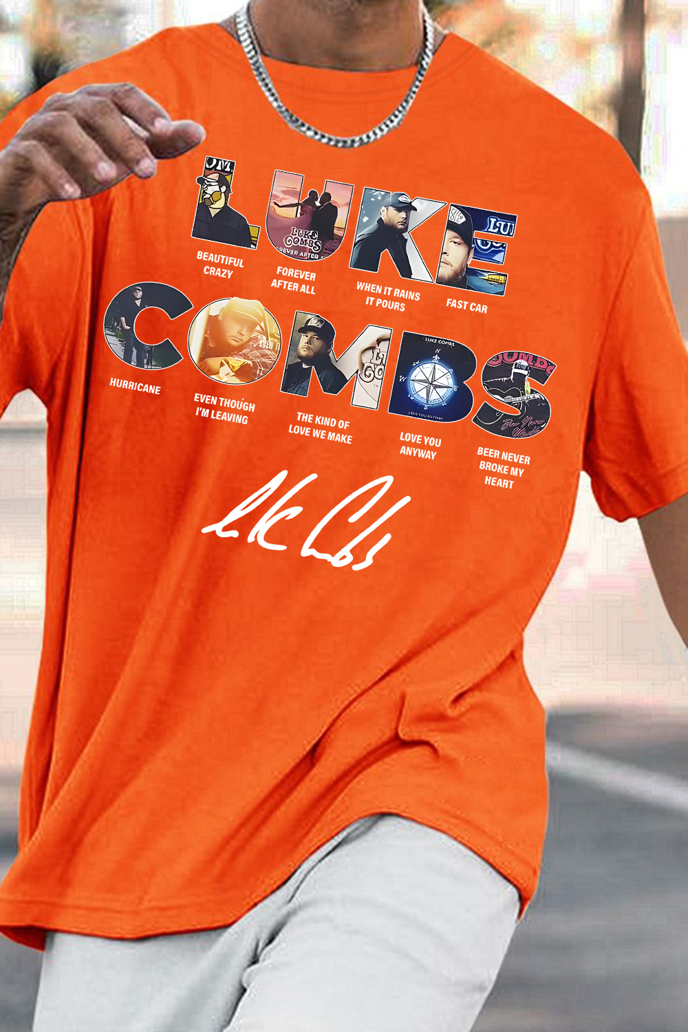 Luke Combs Tee  For men