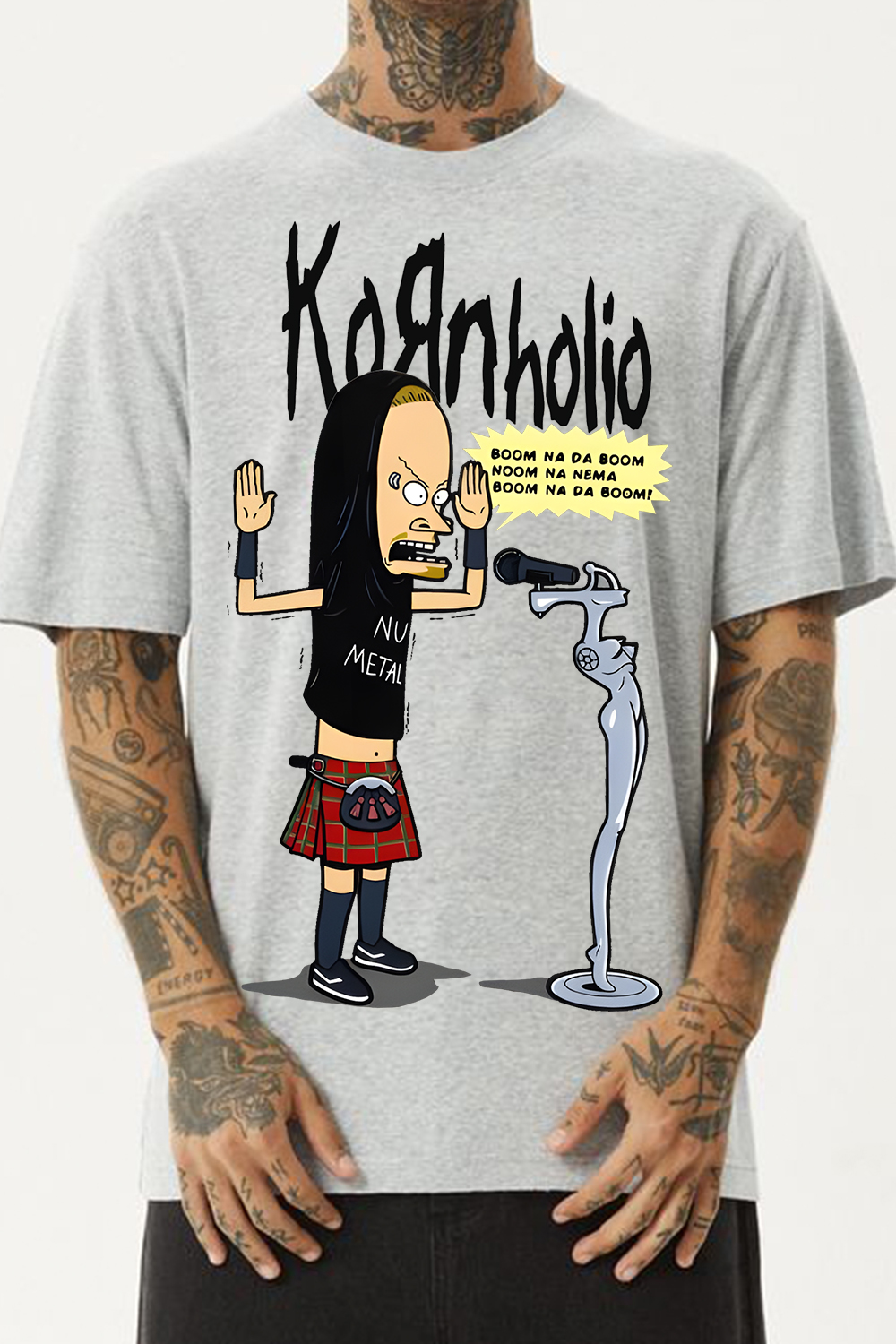 Korn Beavis and Butthead Shirt For Men