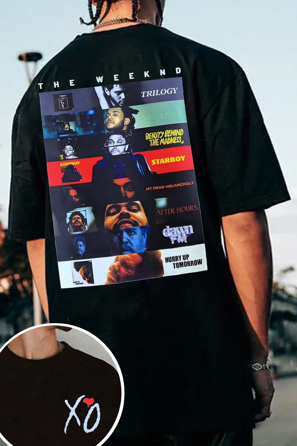 The Weeknd Both Side tee for Men