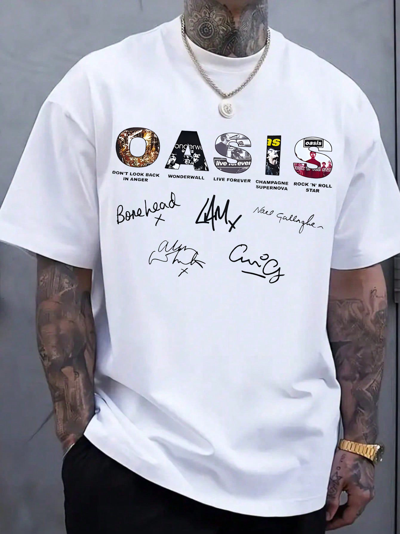 Oasis Unisex T Shirt Definitely Maybe Promo Official Reunion Tour 2025