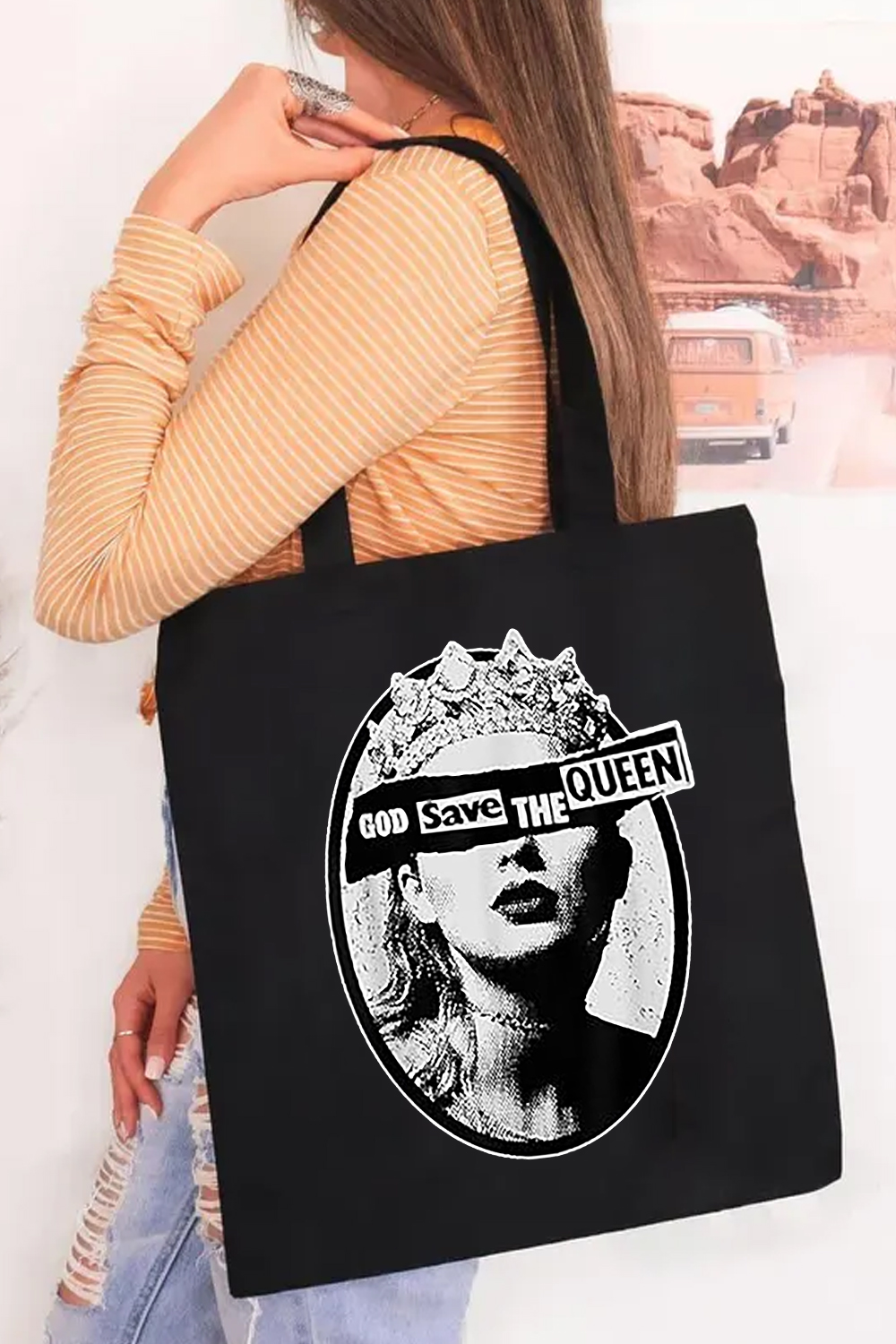 God Save The Queen Tote Bag