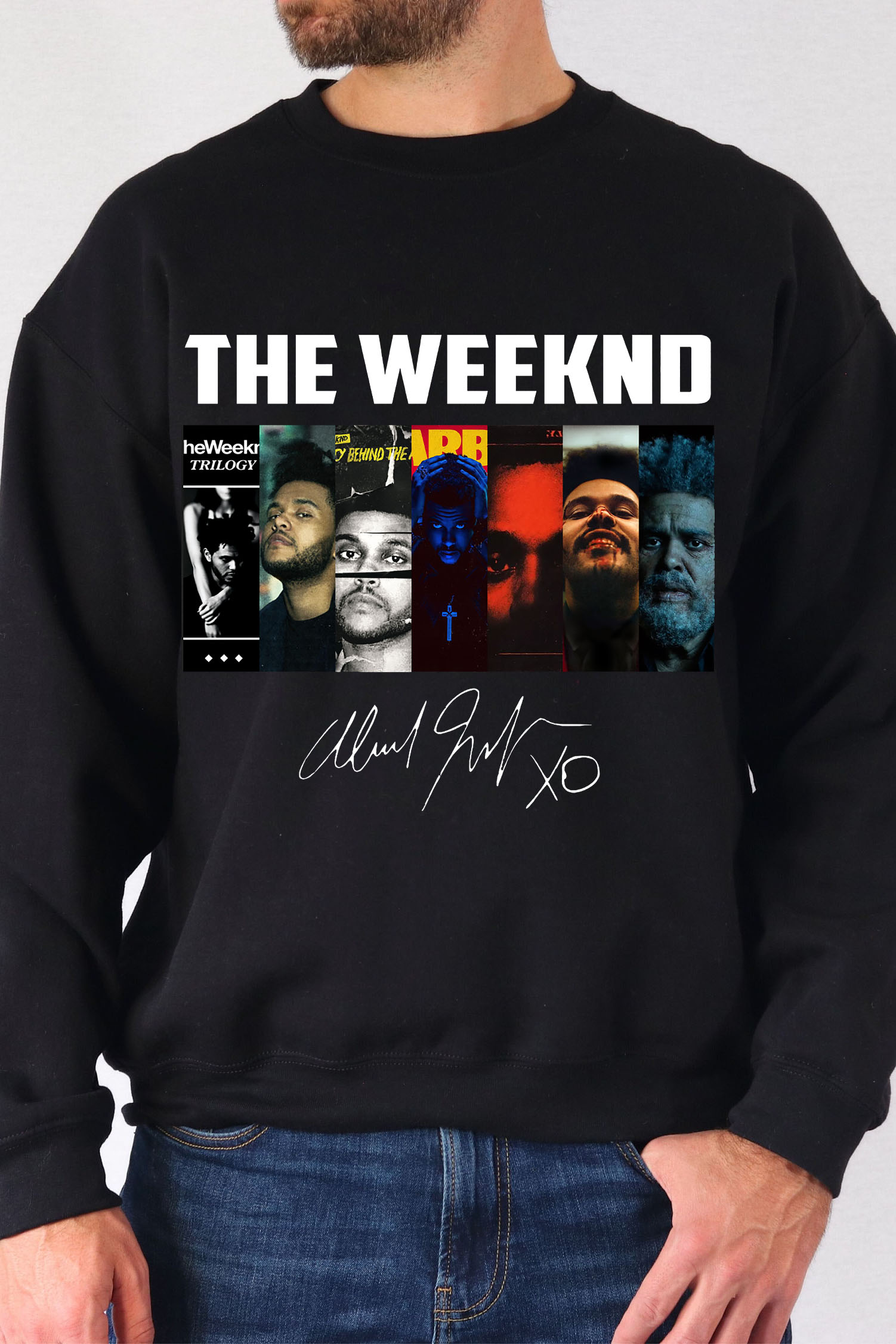 The Weeknd Albums Collection Shirt, Vintage The Weeknd Signature Men Shirt 1