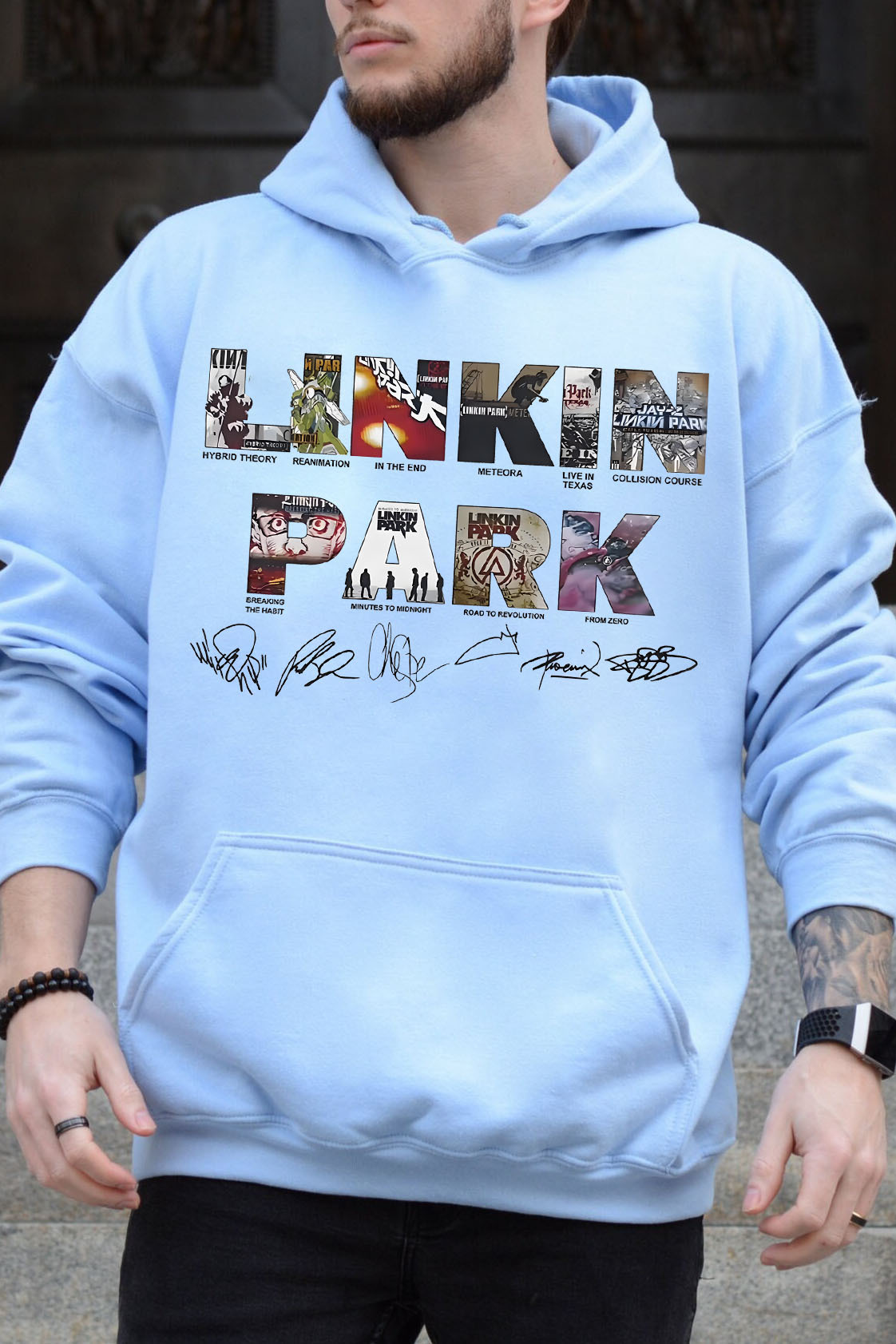 linkin Album Hoodie For Men