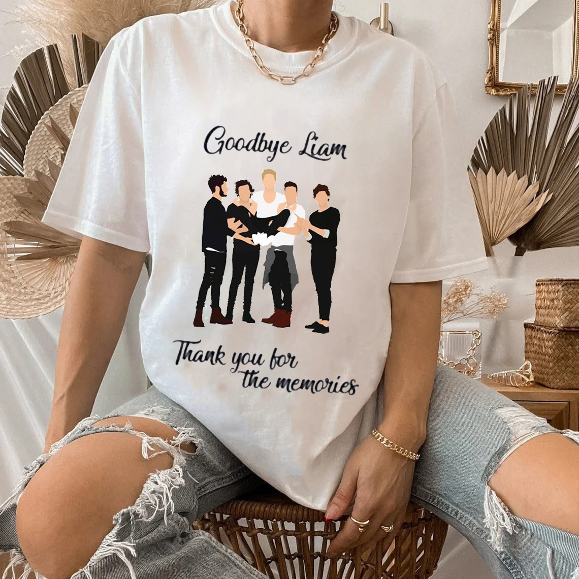 "Official One Direction Goodbye Liam Payne 1993 2024 Thank You For The Memories t-shirt "