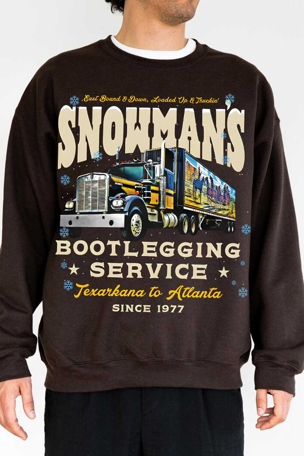 Christmas Smokey and the Bandit Men Sweatshirt