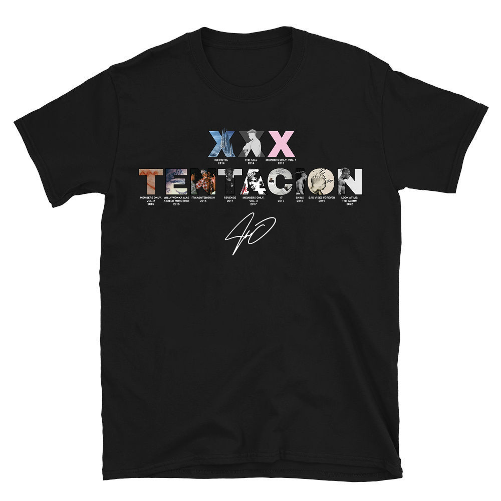 XXXTentacion Inspired Vintage Rap Shirt a6  Tee For Women