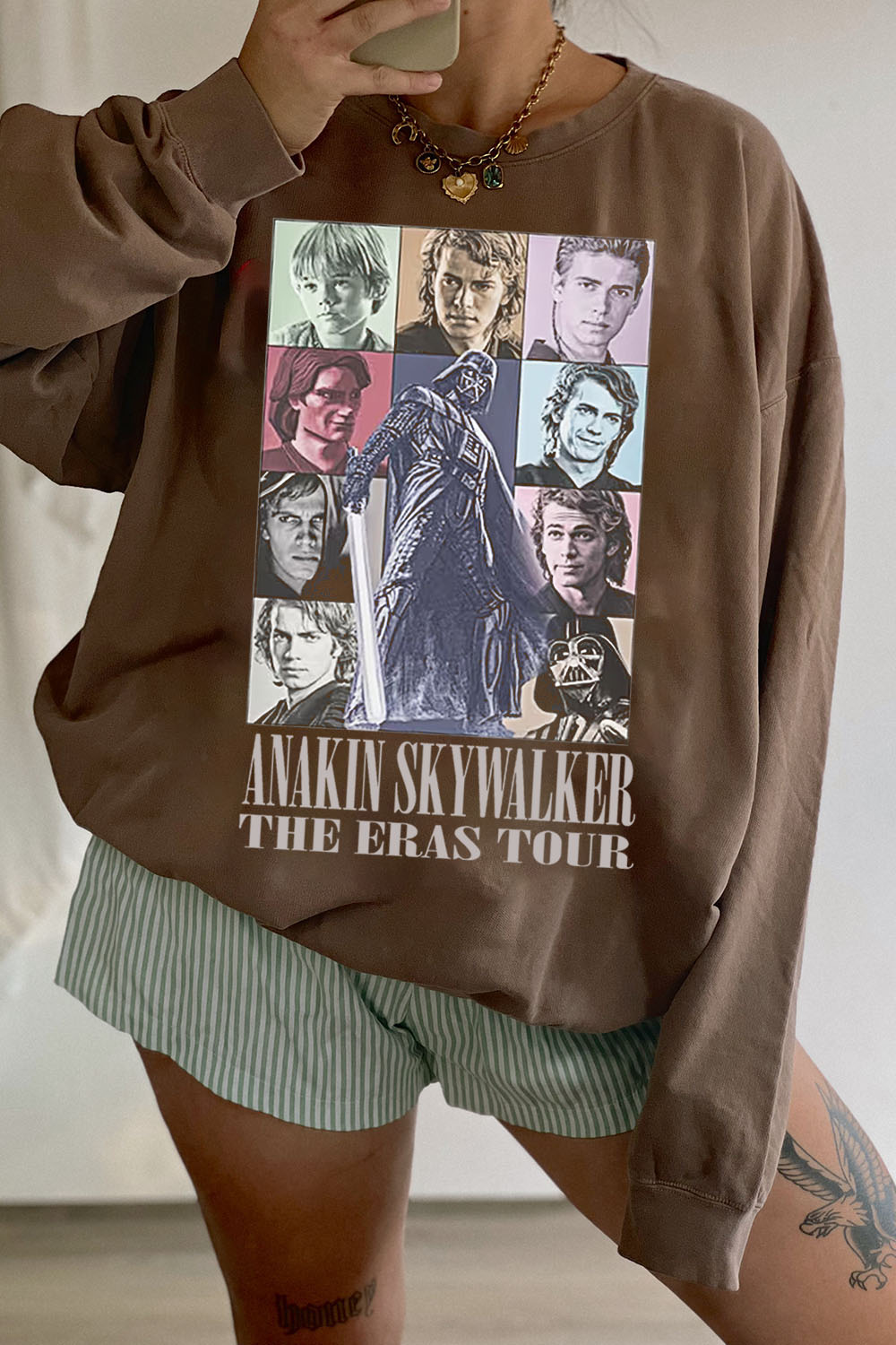 Anakin Skywalker Eras Tour Inspired Vintage Sweatshirt