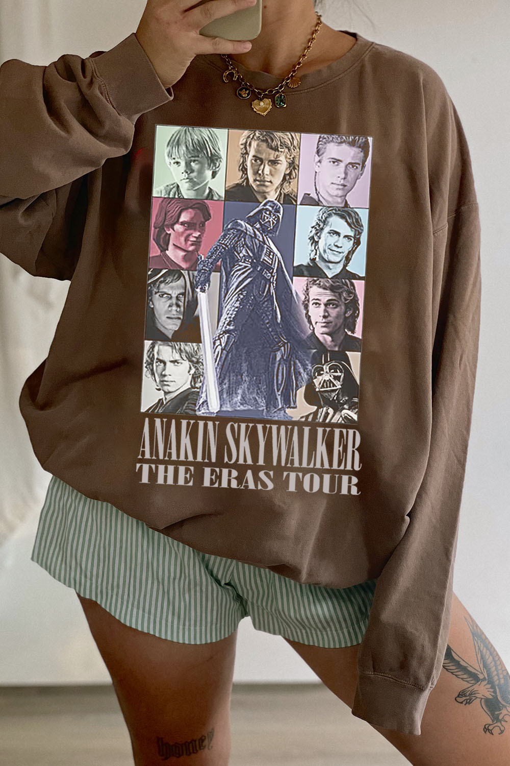 Anakin Skywalker Eras Tour Inspired Vintage Sweatshirt