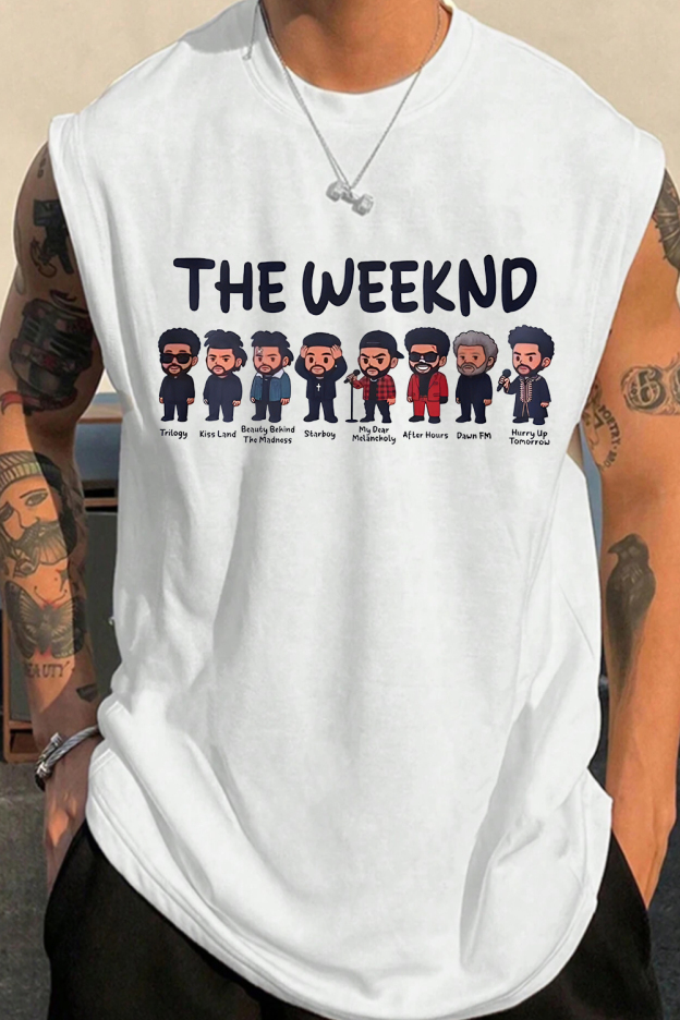 Rock The Weeknd men vest and shine brighter