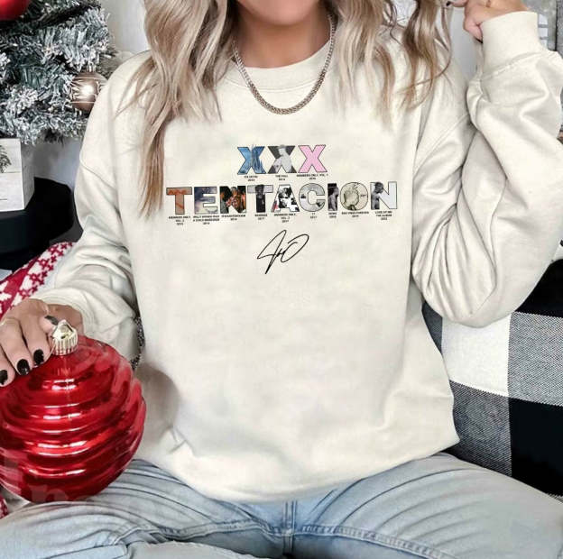 XXXTentacion Inspired Vintage Rap Shirt a6 – Women sweatshirt