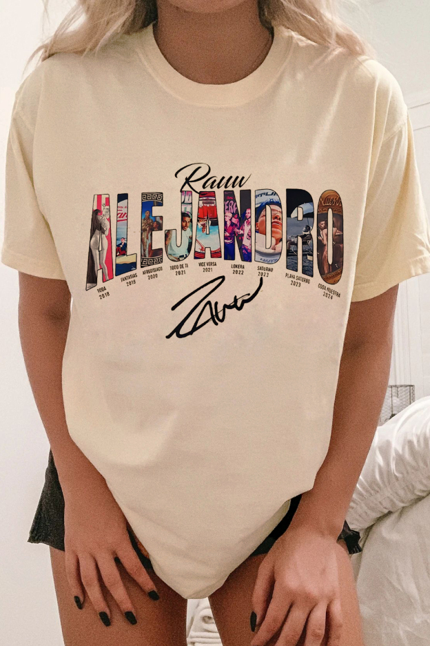 Rauw Alejandro World Tour Tee For Women
