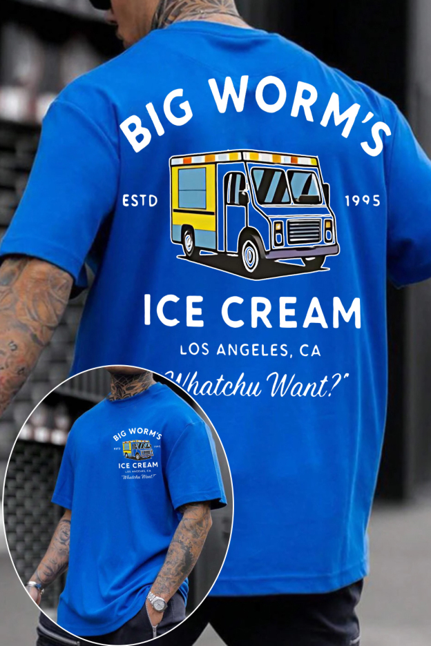 Big Worm Ice Cream Friday Movie Unisex Shirt