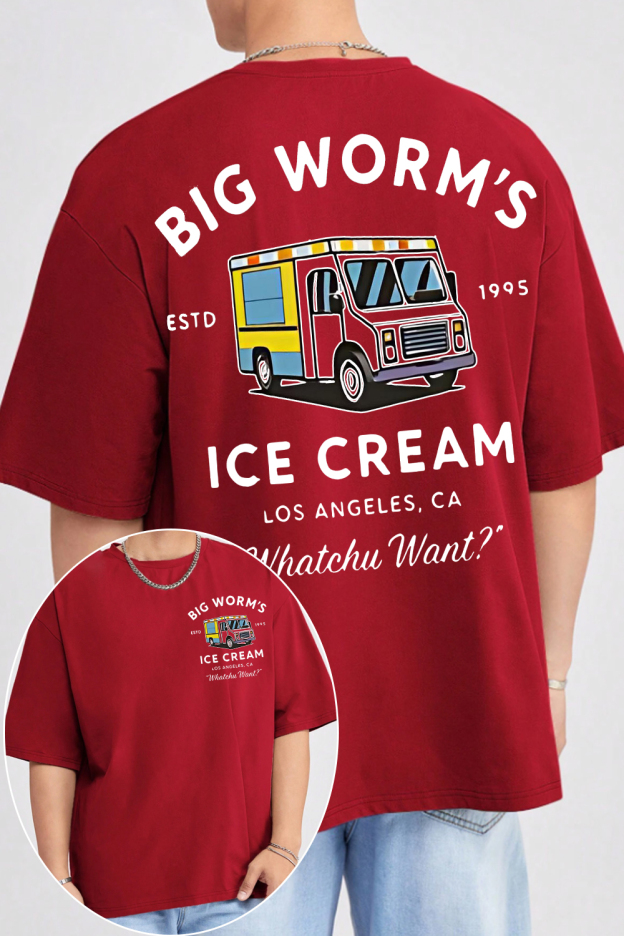 Big Worm Ice Cream Friday Movie Unisex Shirt
