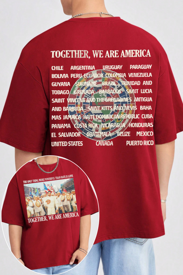 America BadBunny Tee For Men