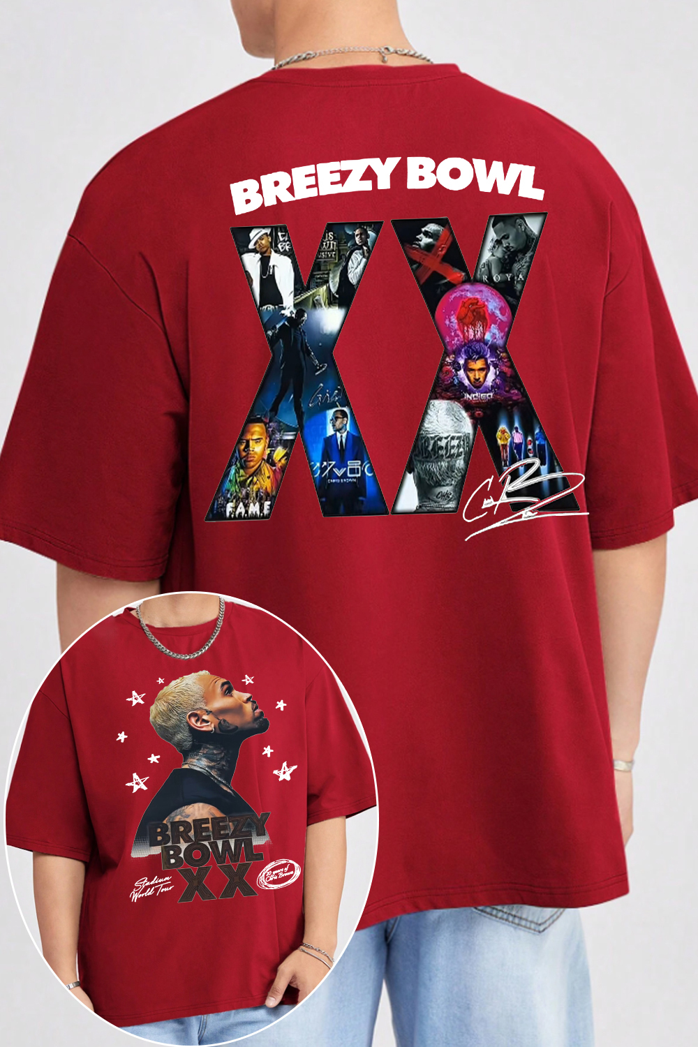 2 Sided CB Graphic Shirt For Women