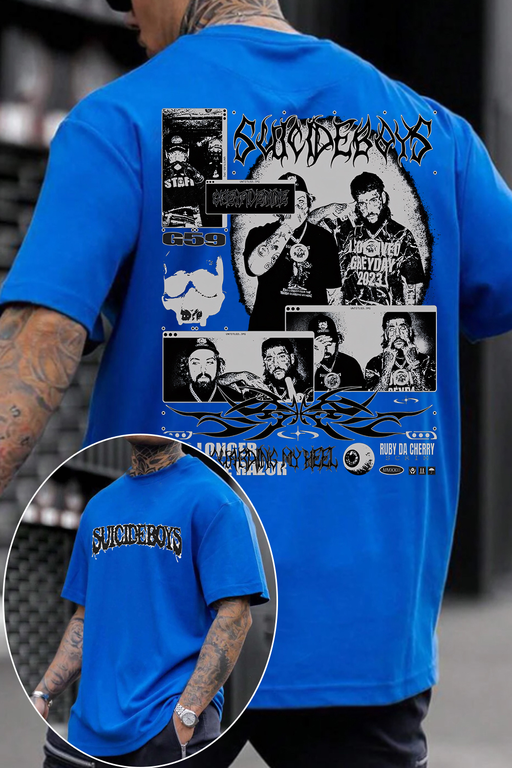 uicideboys casual 2-side printed hoodie