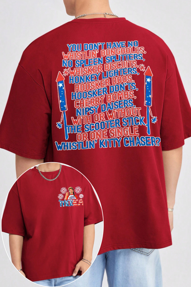 4th of July 2-Sided T-Shirt