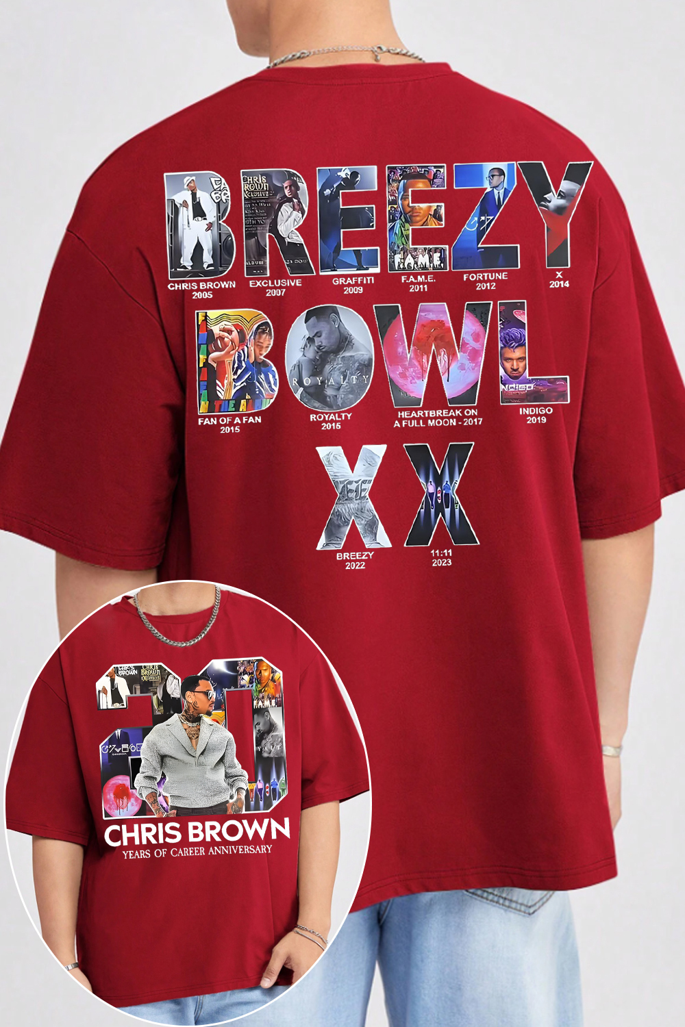 cb 2-side printed Tee