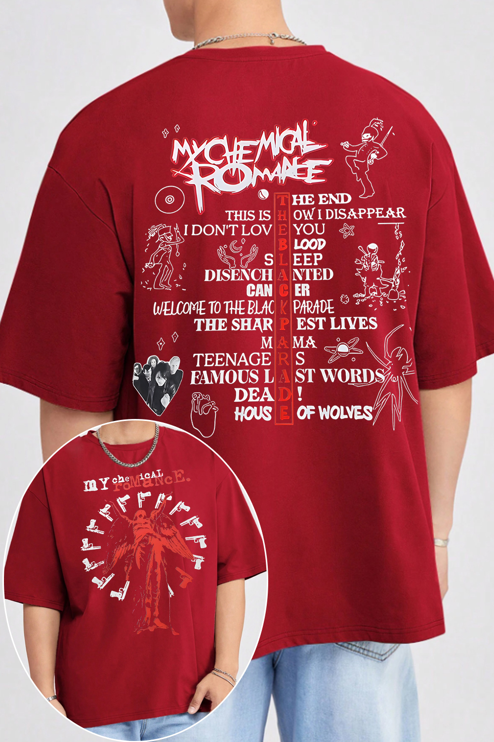 MCR 2-sided printed tee