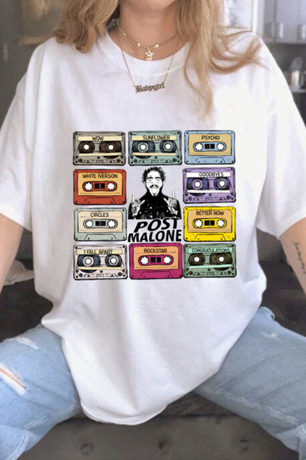 Retro Post Malone Songs Shirt