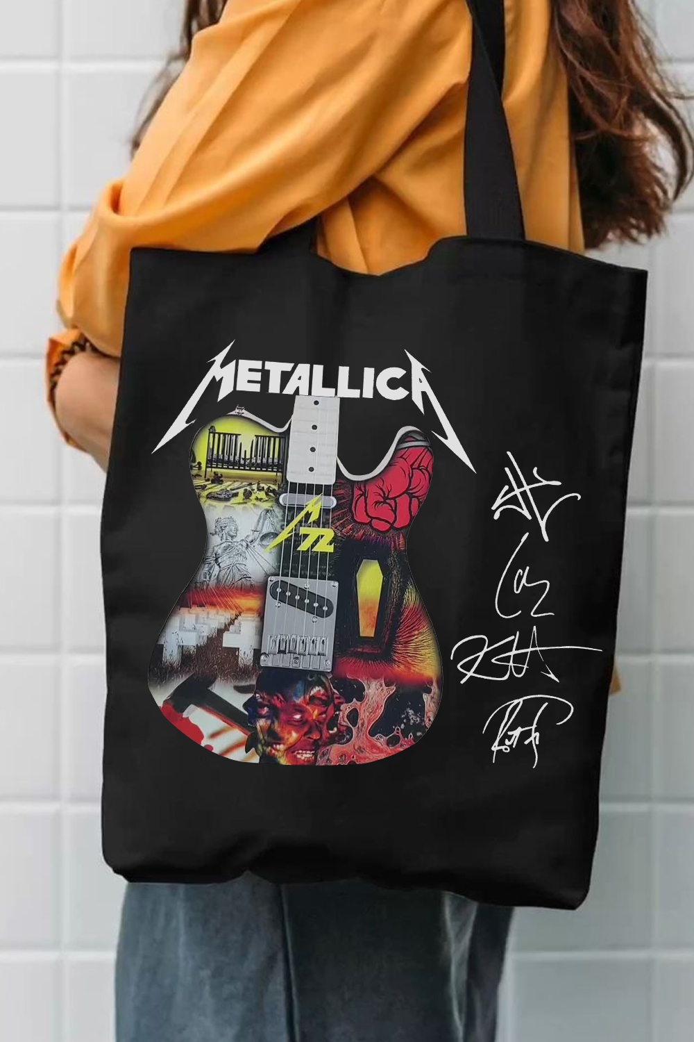 METAL!ICA 2025 LAYERED ELECTRIC GUITAR Canvas Bag