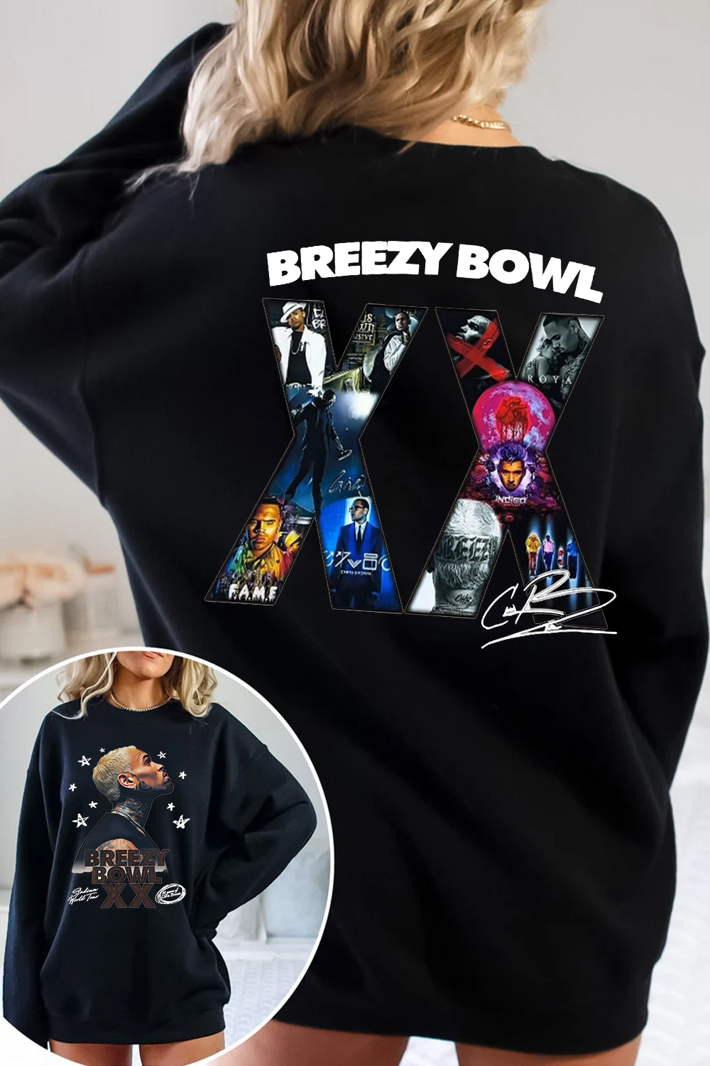 2 Sided CB Graphic Shirt For Women