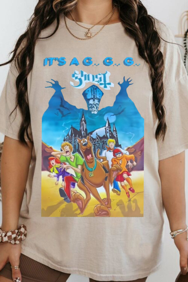 Ghost meets Mystery Incorporated t-shirt