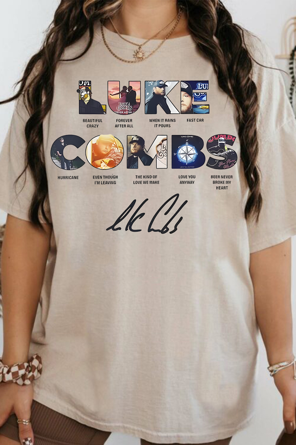 Luke Combs Tee  For Women