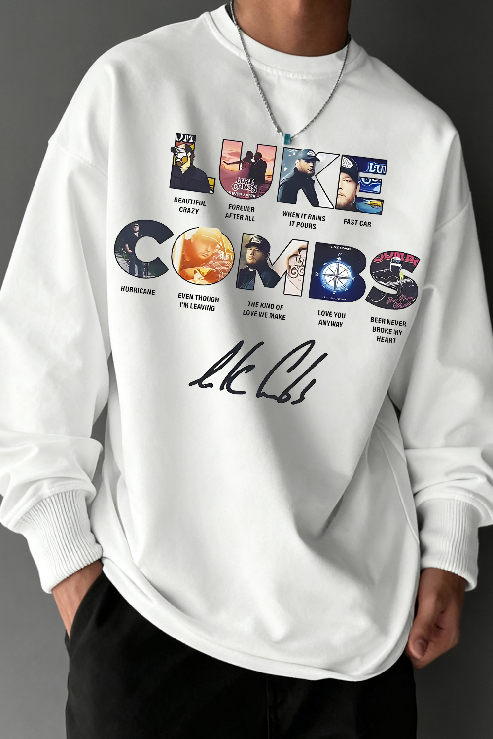 Luke Combs Long-Sleeved T-Shirt