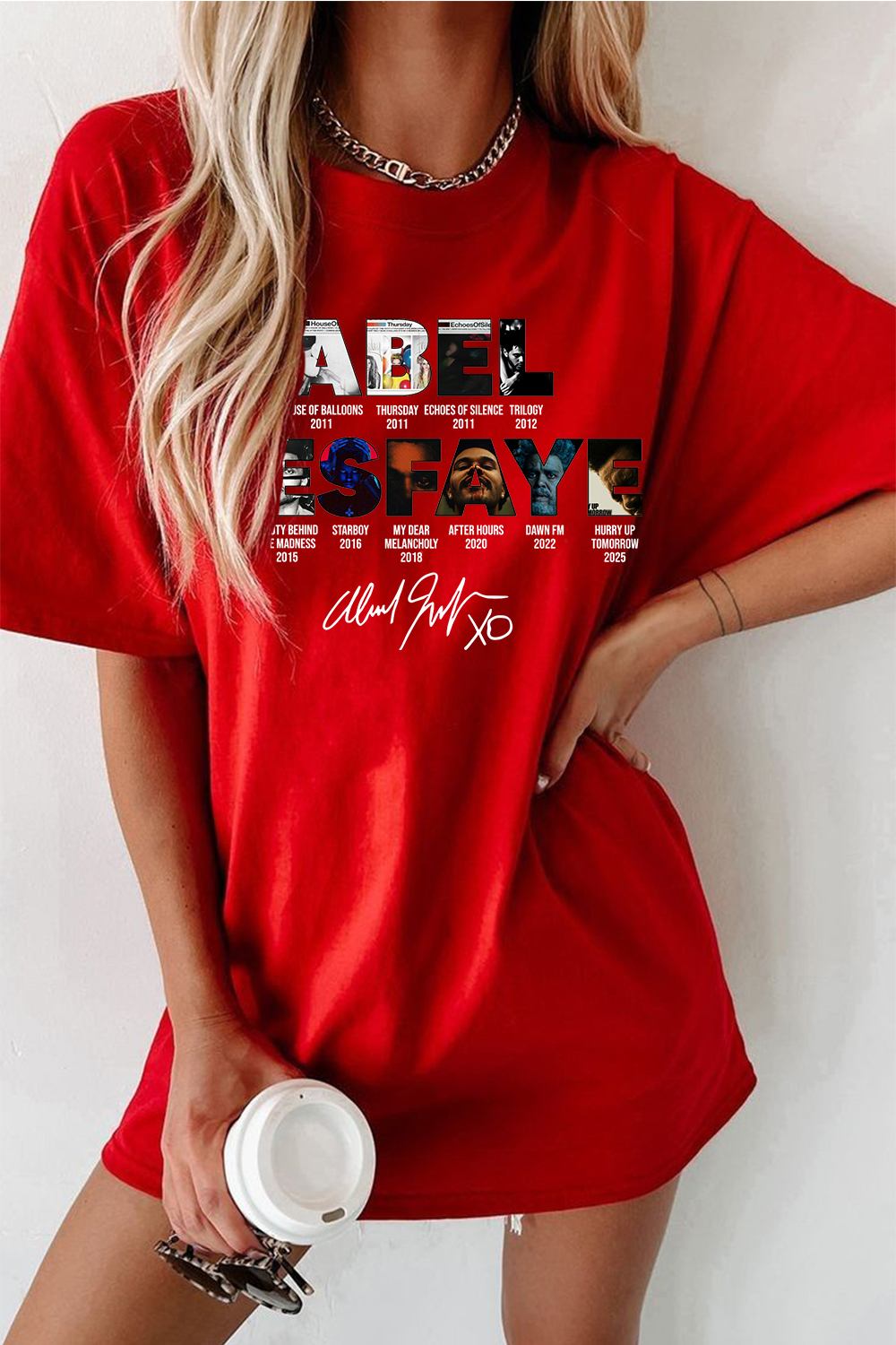 abeltesfaye Theweeknd WOMEN shirt