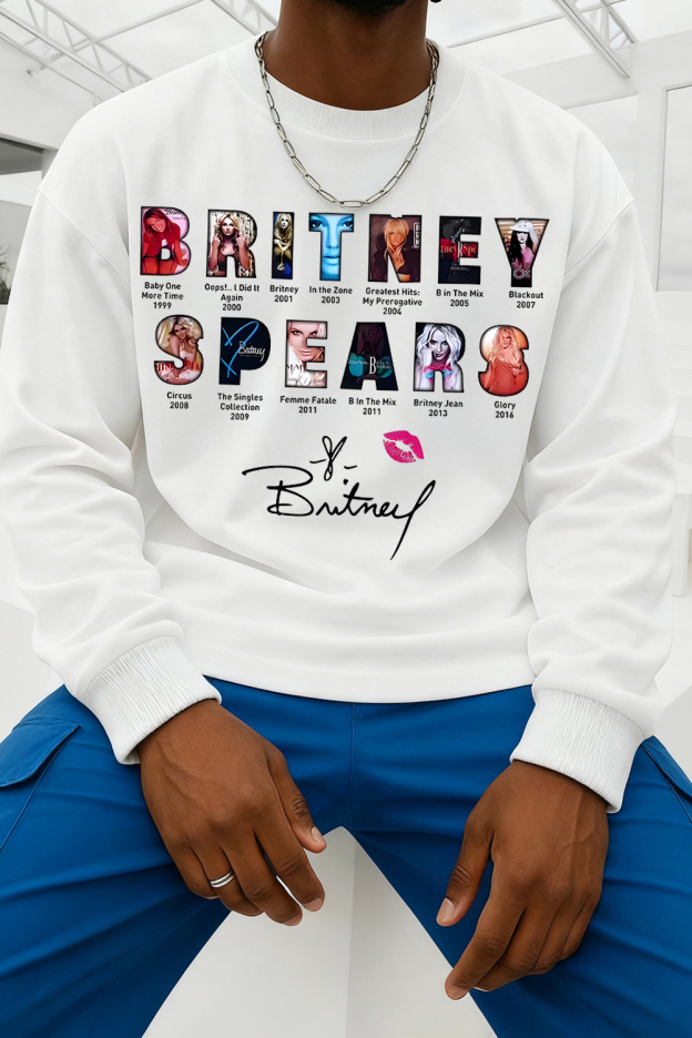Britney Spears Long-Sleeved Men T-Shirt