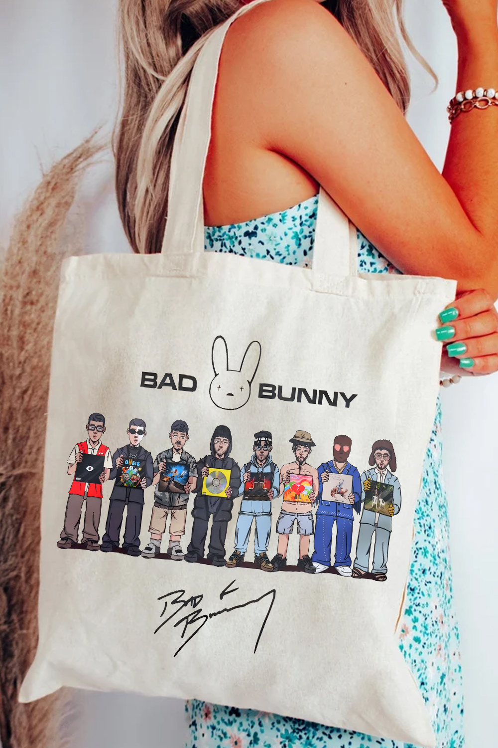 Bad Bunny DTMF Album Canvas Bag