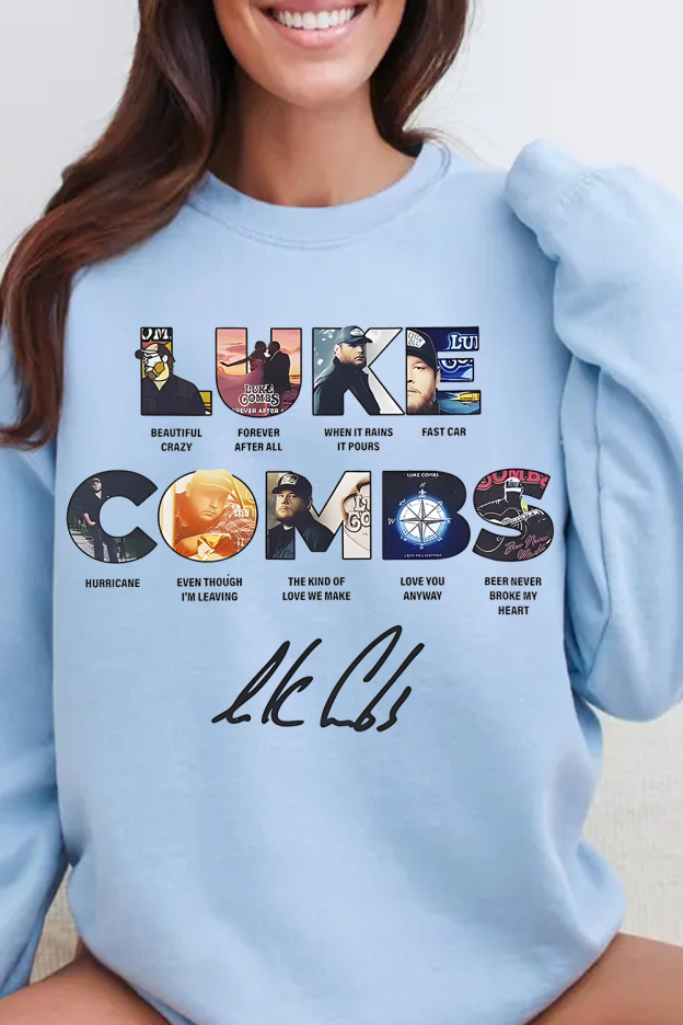 Luke Combs Women Long-Sleeved Sweatshirt