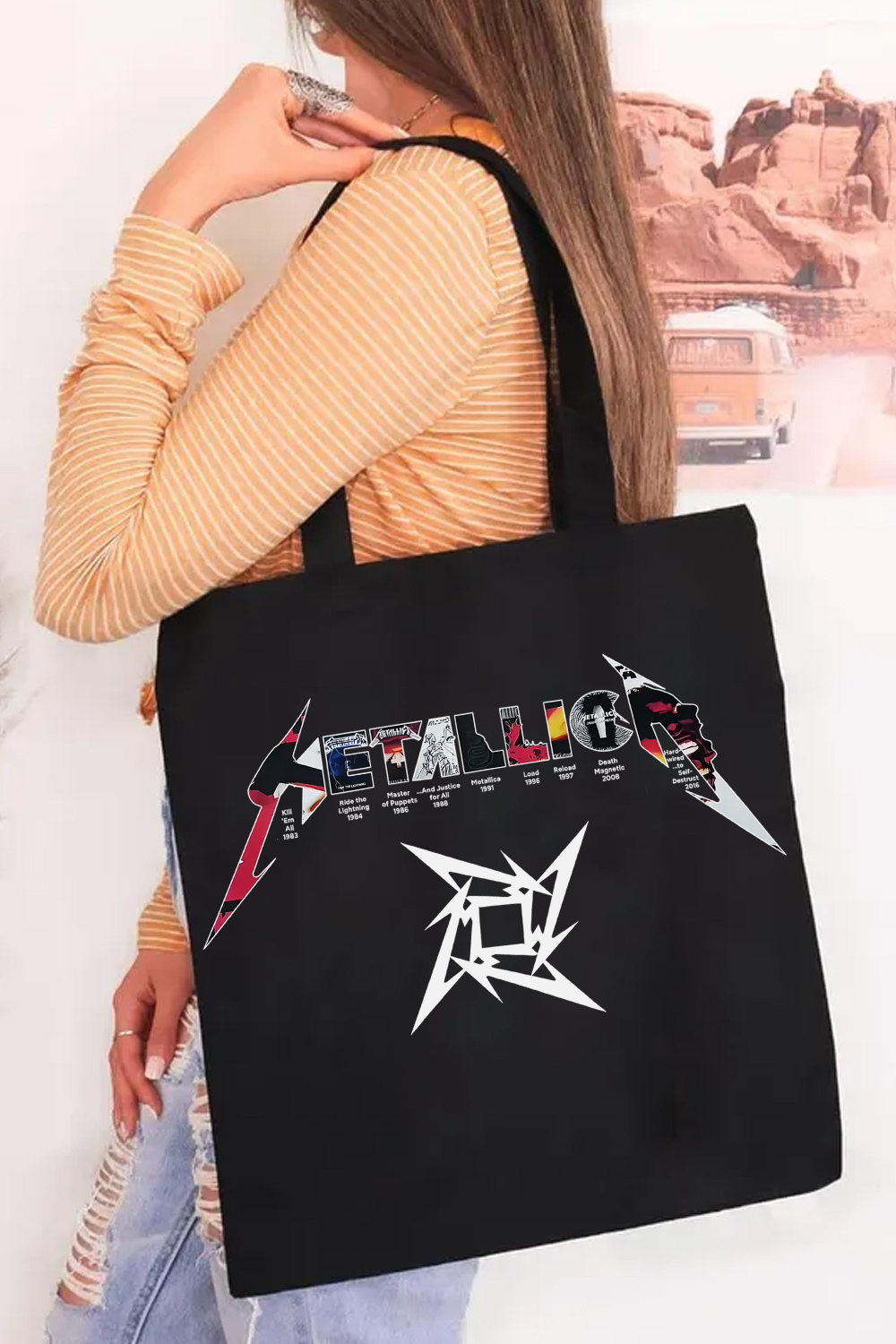 METAL!ICA ALBUM Canvas Bag