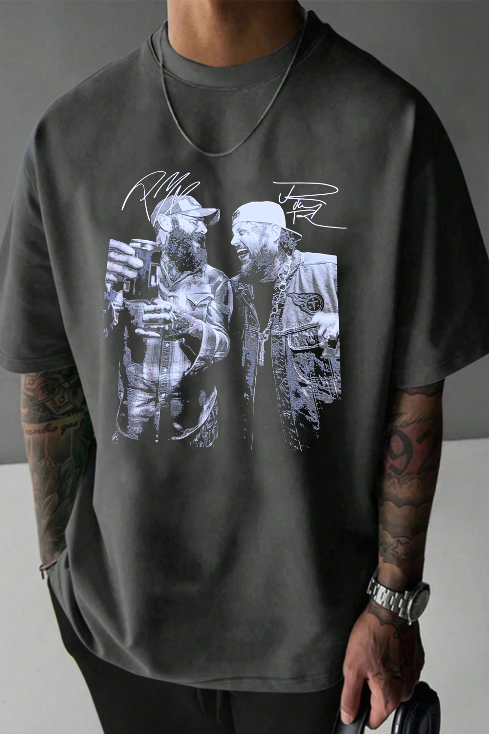 Postmalone&Jellyroll TEE