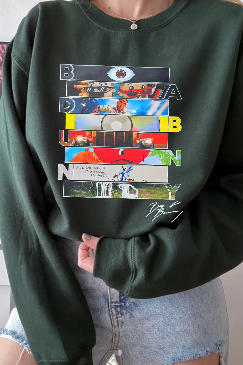 Bad Bunny Signature Sweatshirt For Women