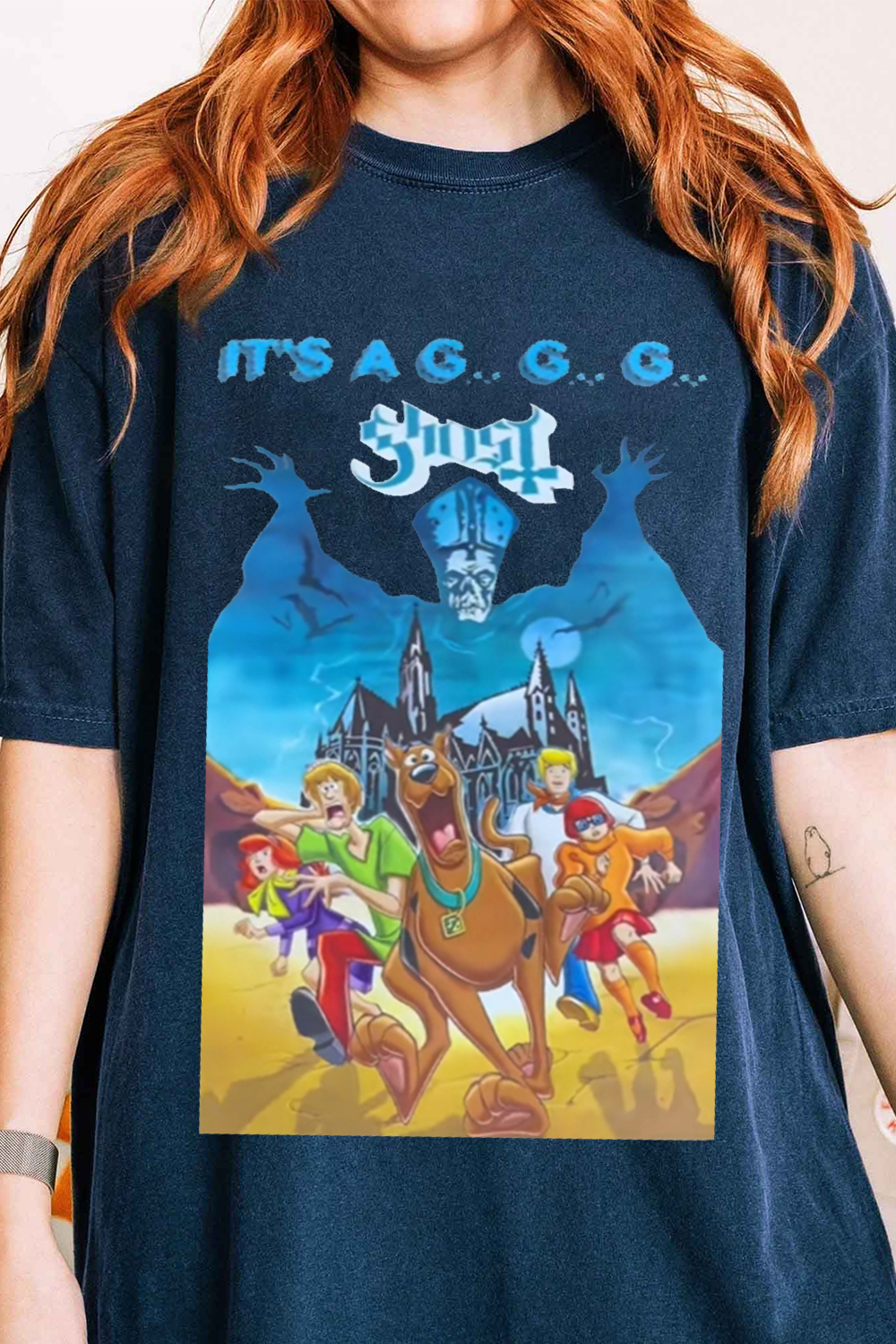 Ghost meets Mystery Incorporated t-shirt