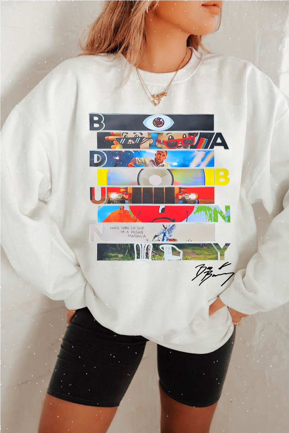 Bad Bunny Signature Sweatshirt For Women