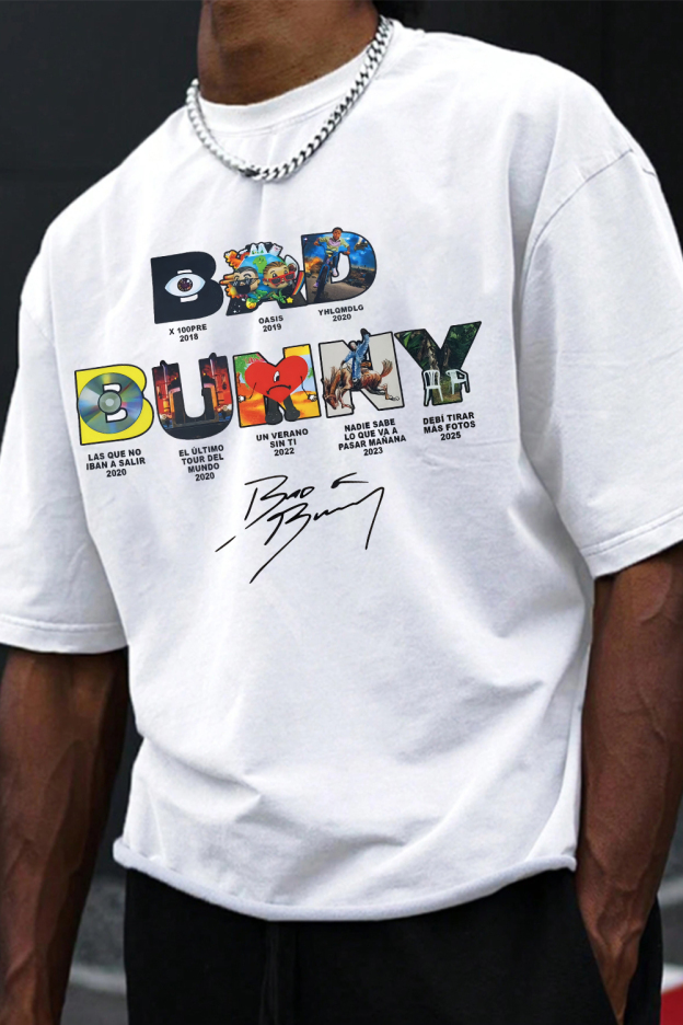 Bad Bunny Concert DTML Album tee For Men