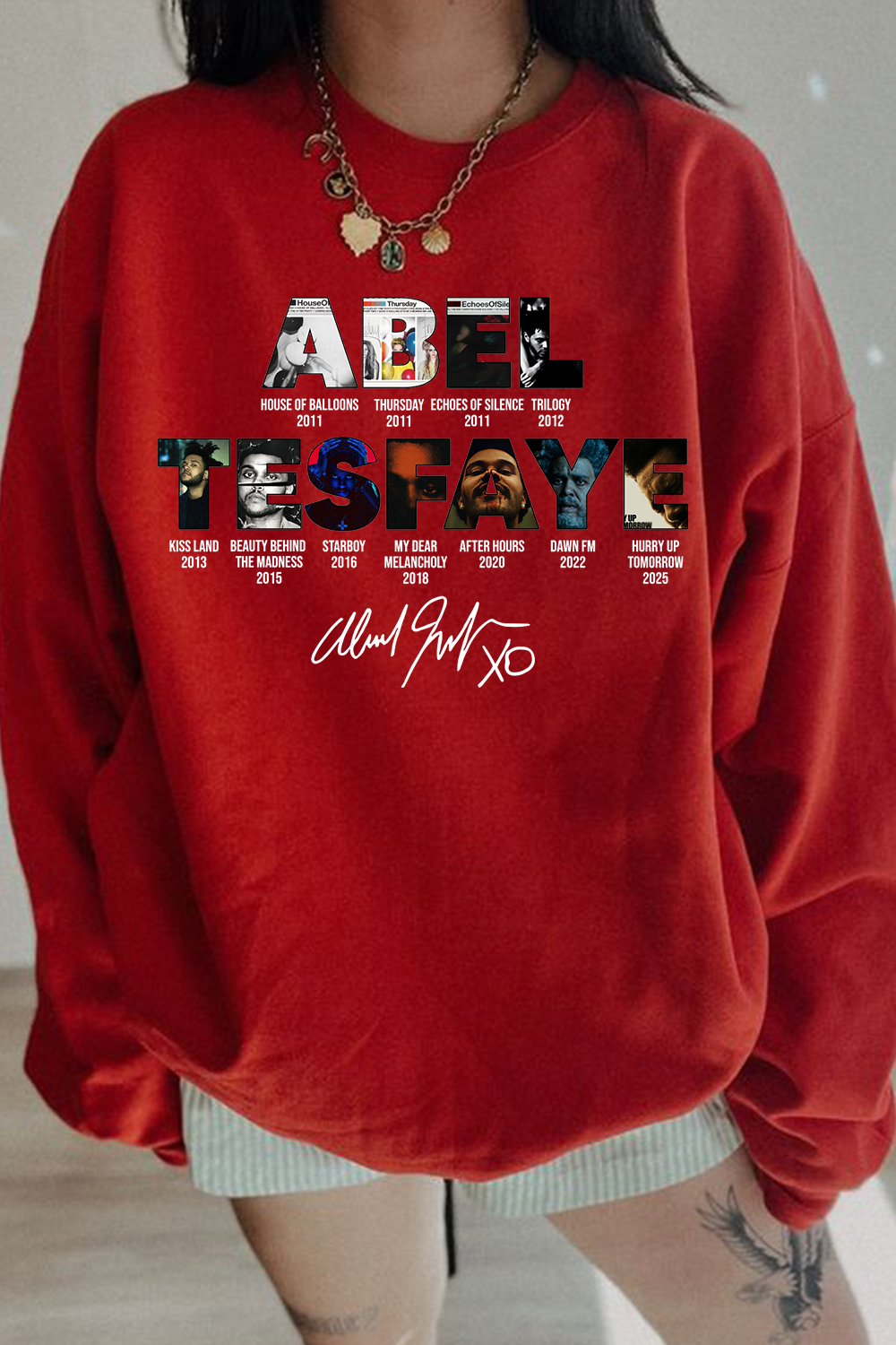 abeltesfaye Theweeknd Women Sweatshirt