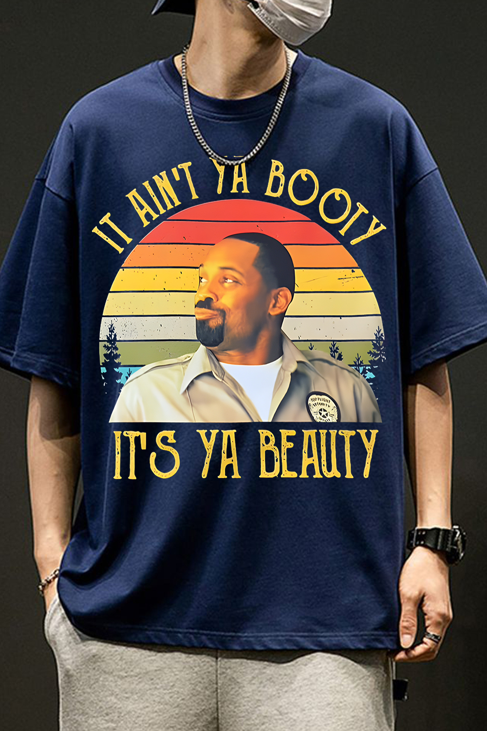 Day-Day It ain't Ya Booty It's Ya Beauty Vintage T-Shirt Friday1995 Movie T-Shirt