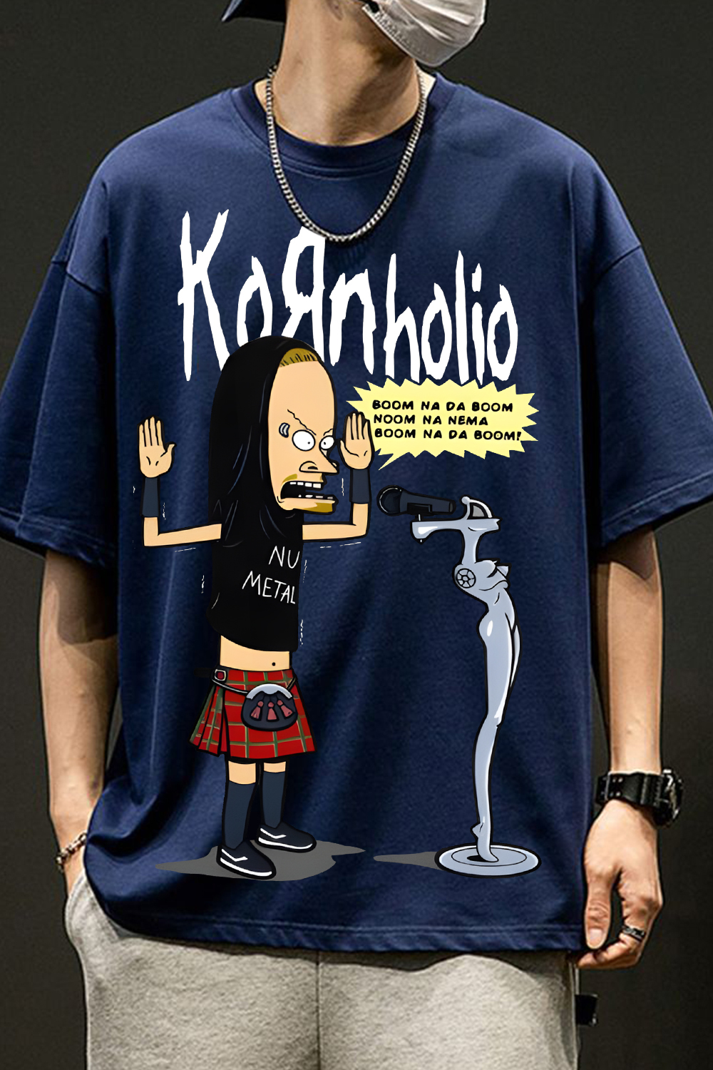 Korn Beavis and Butthead Shirt For Men