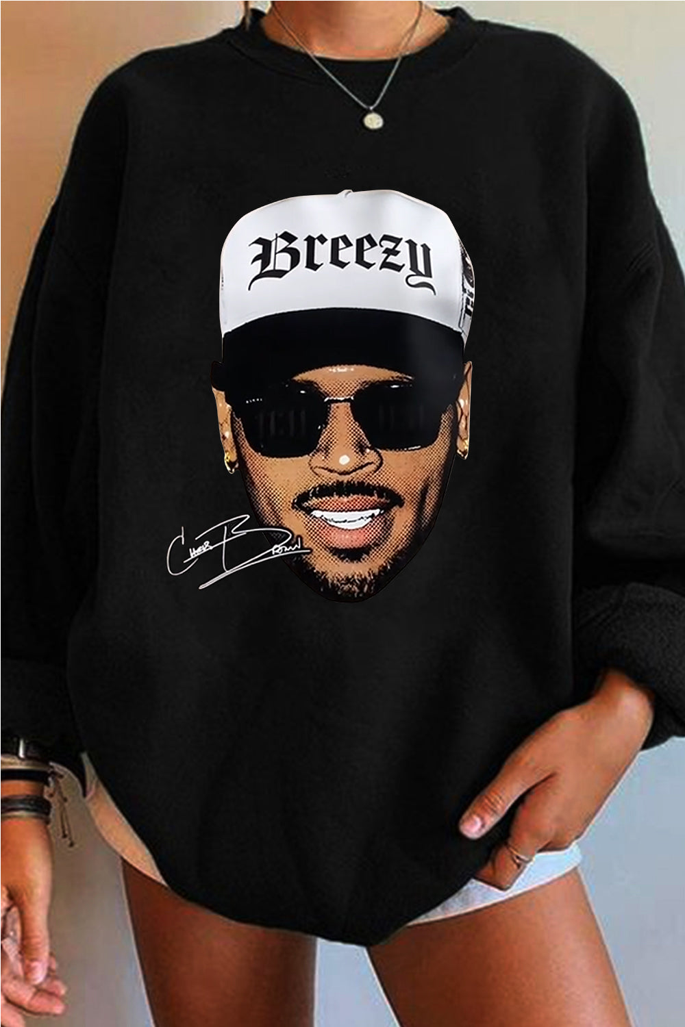 Breezy Chris Brown Merch Sweatshirt For Women