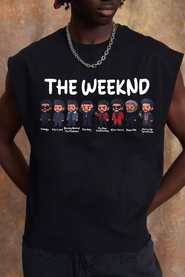 Rock The Weeknd men vest and shine brighter