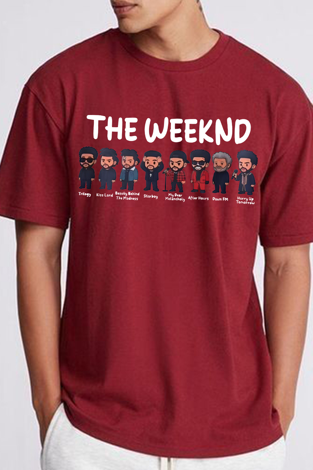 Rock The Weeknd tee and shine brighter
