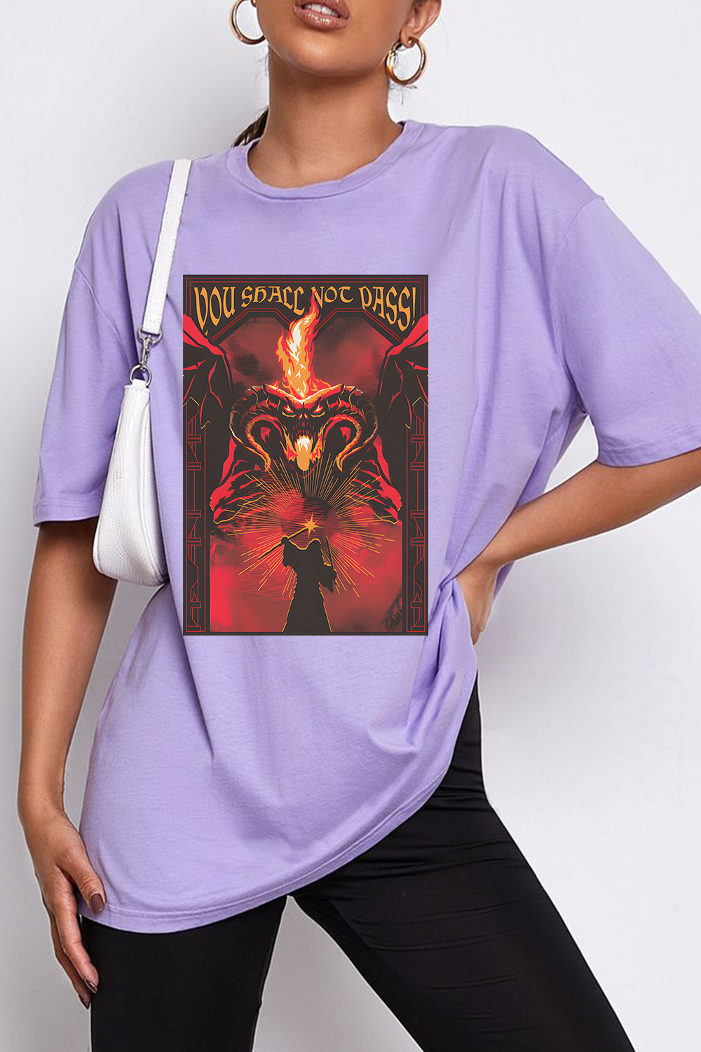 Fire and shadow clash LOTR Tee For Women